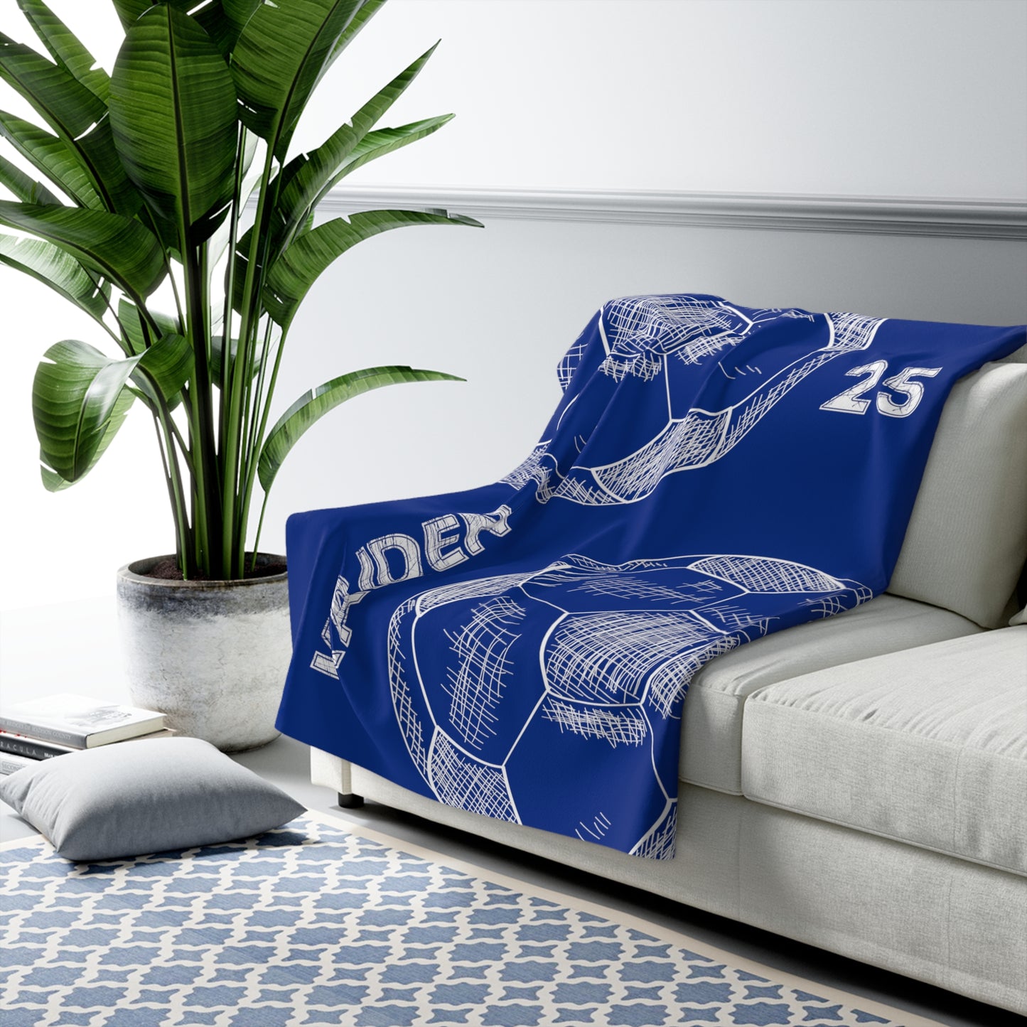 Personalized Soccer Blanket