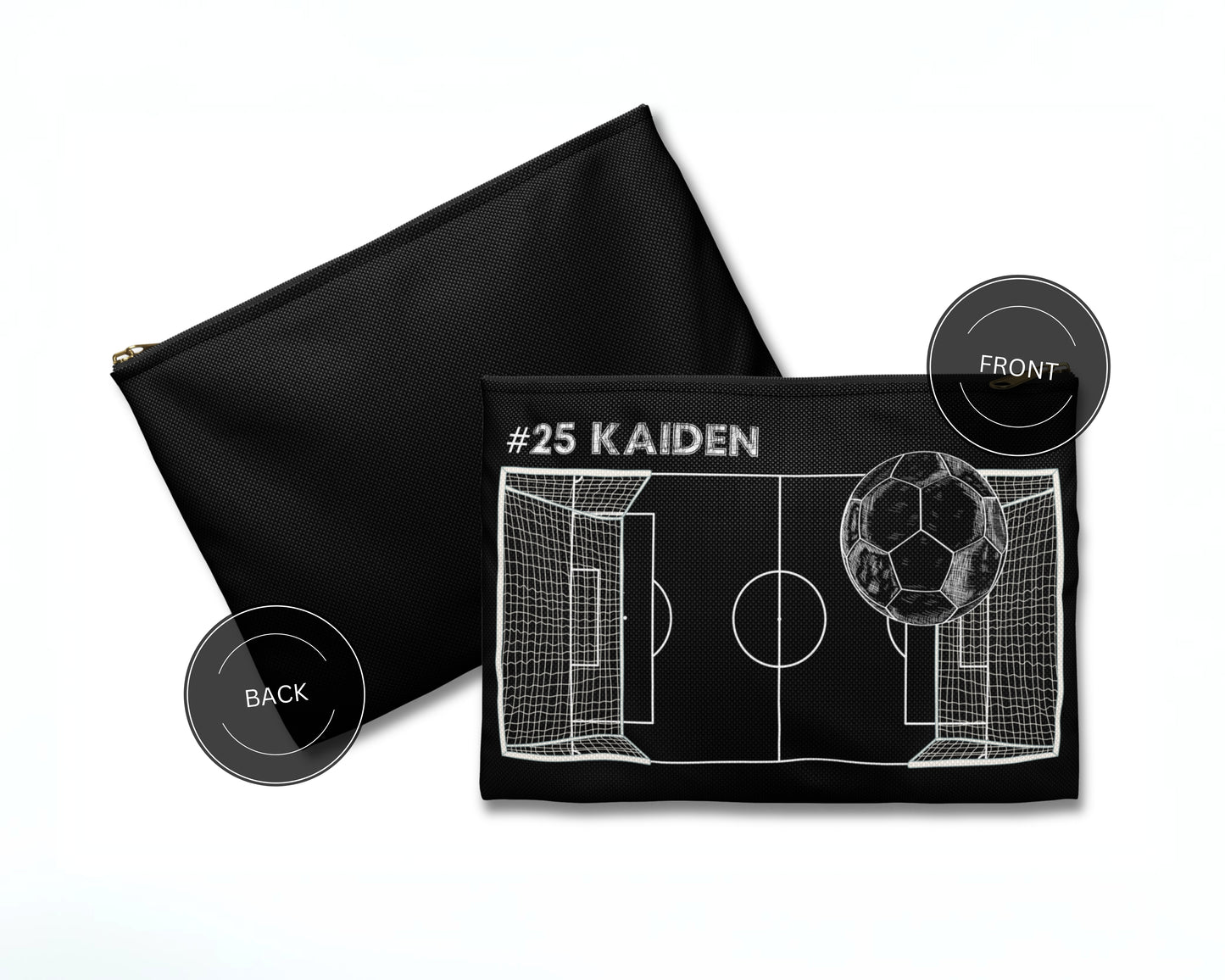 Custom Soccer Pencil Case