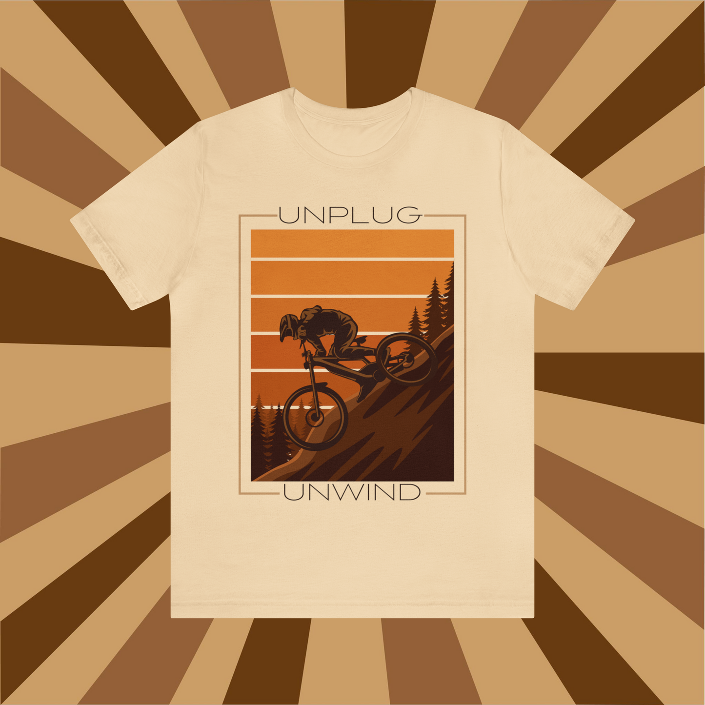 Mountain Bike Graphic Tee Shirt