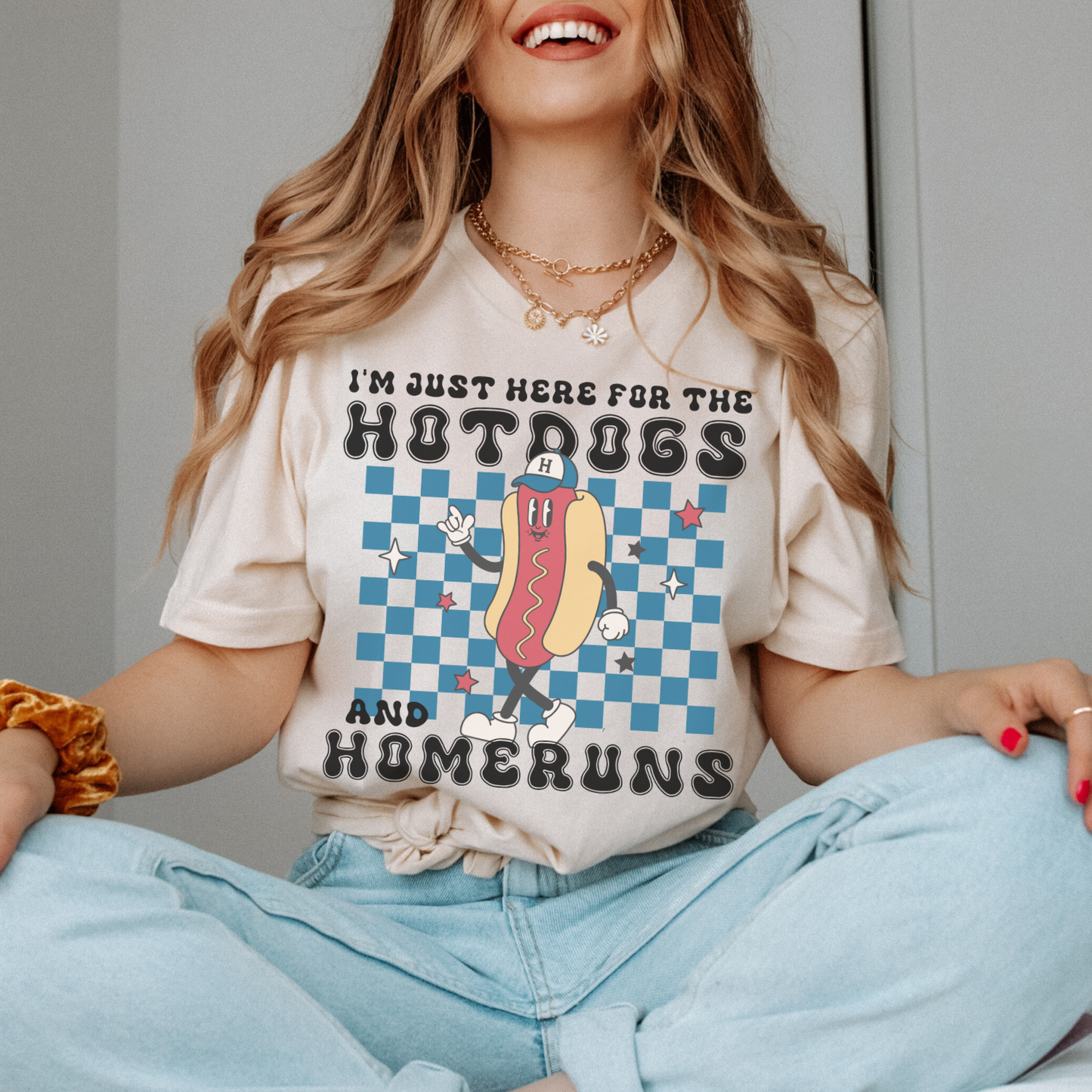 Hotdogs and Homeruns Baseball Shirt