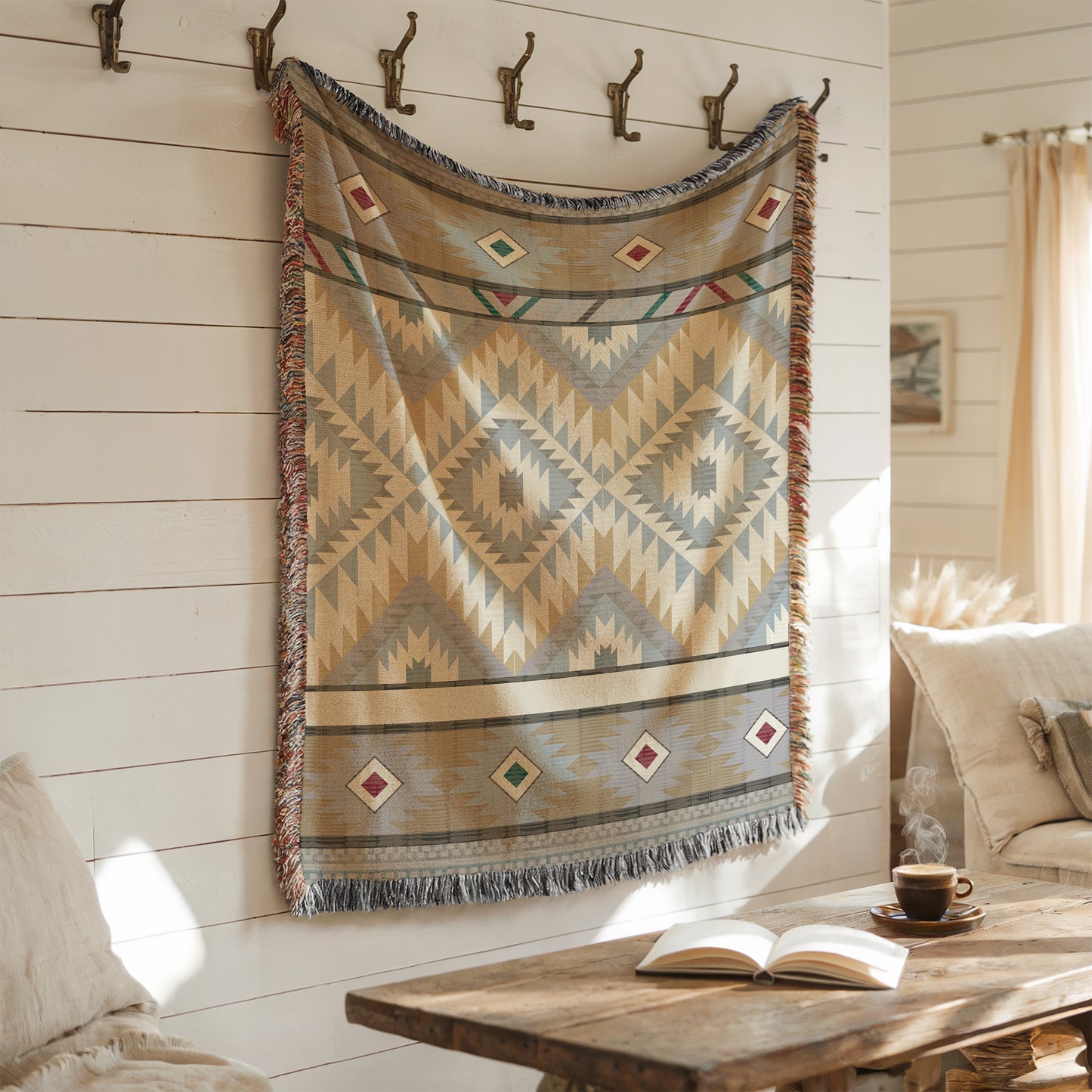 Custom Western Woven Blanket