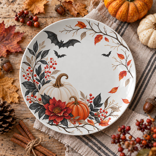Halloween Pumpkin Plate