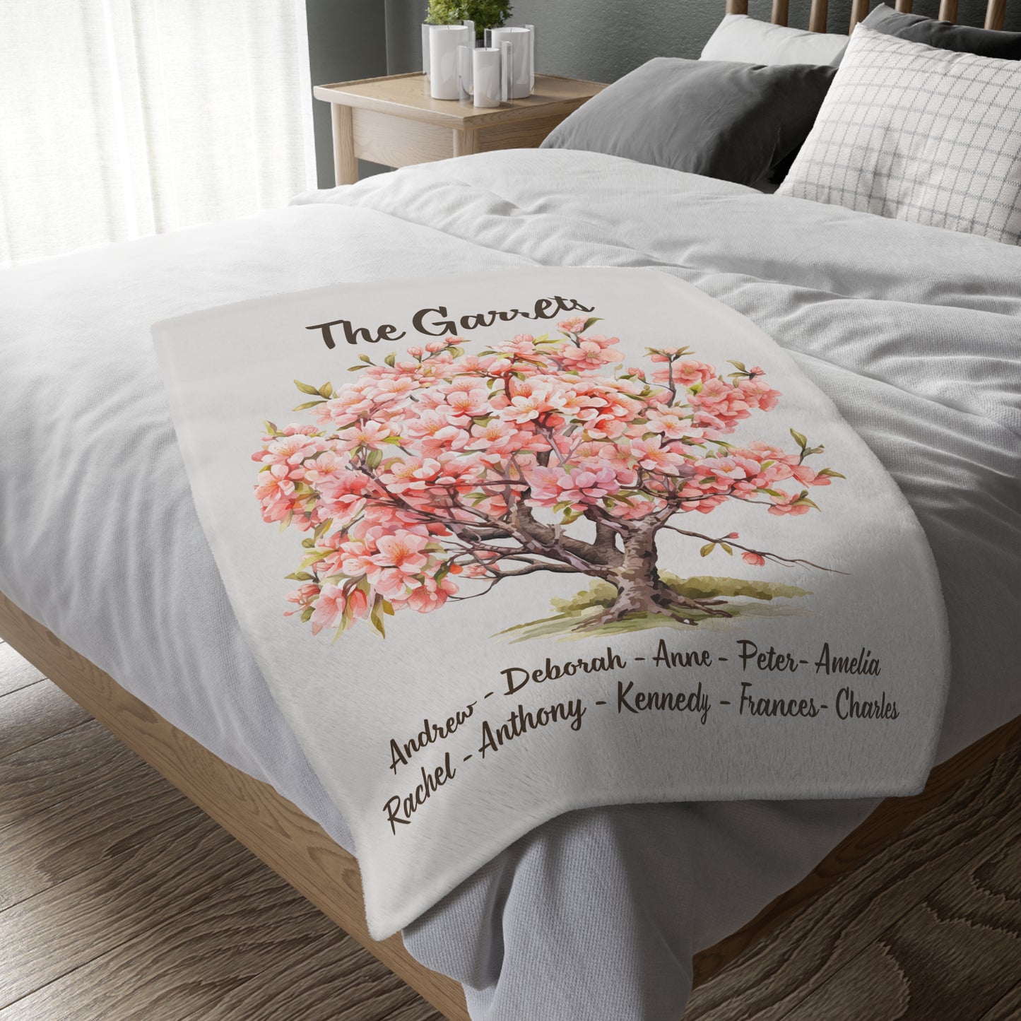Personalized Family Tree Blanket