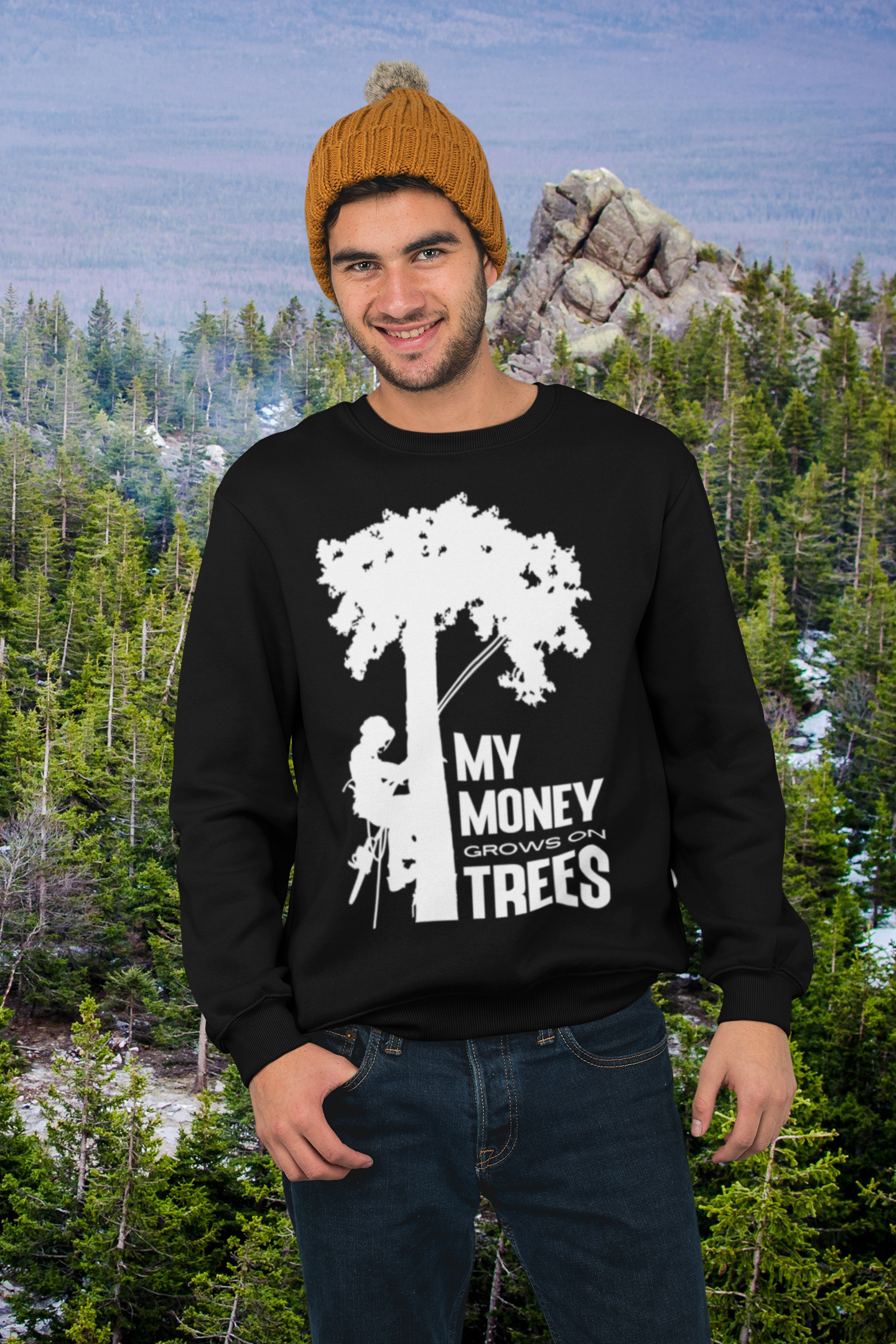 Arborist Sweatshirt Funny Tree Climber Shirt