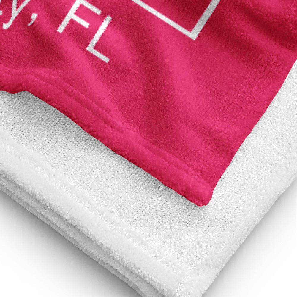 Personalized Family Reunion Beach Towel