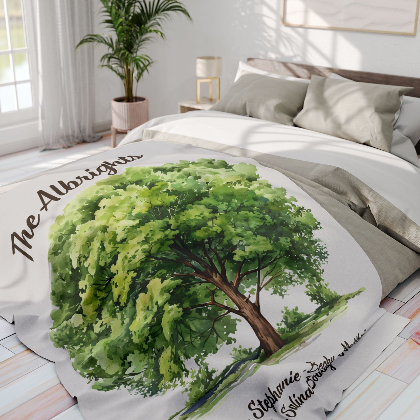 Personalized Family Tree Blanket