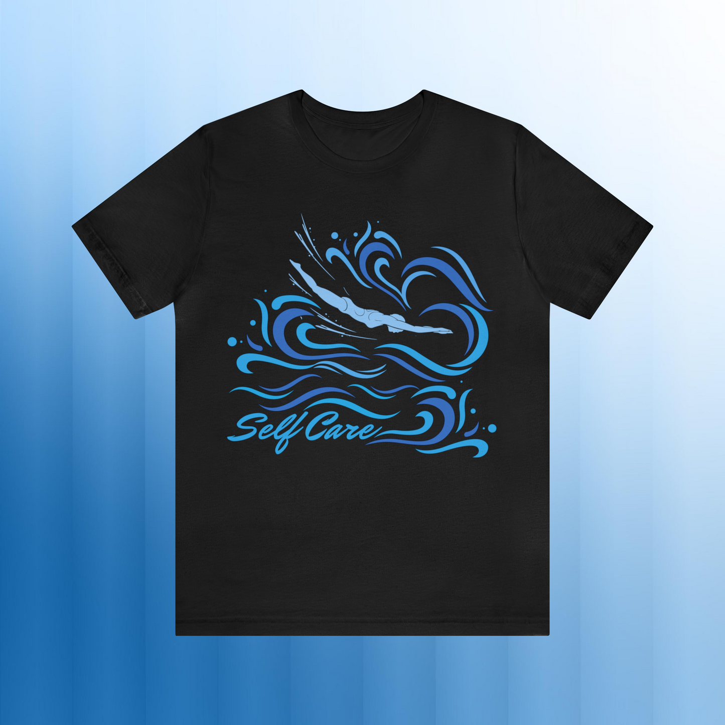 Swimming Tee Shirt Gift for Swimmer Self Care Shirt Swimmer Gift Swim Sport Shirt Gift For Swim Team Swimming Lover Tee Gift For Best Friend