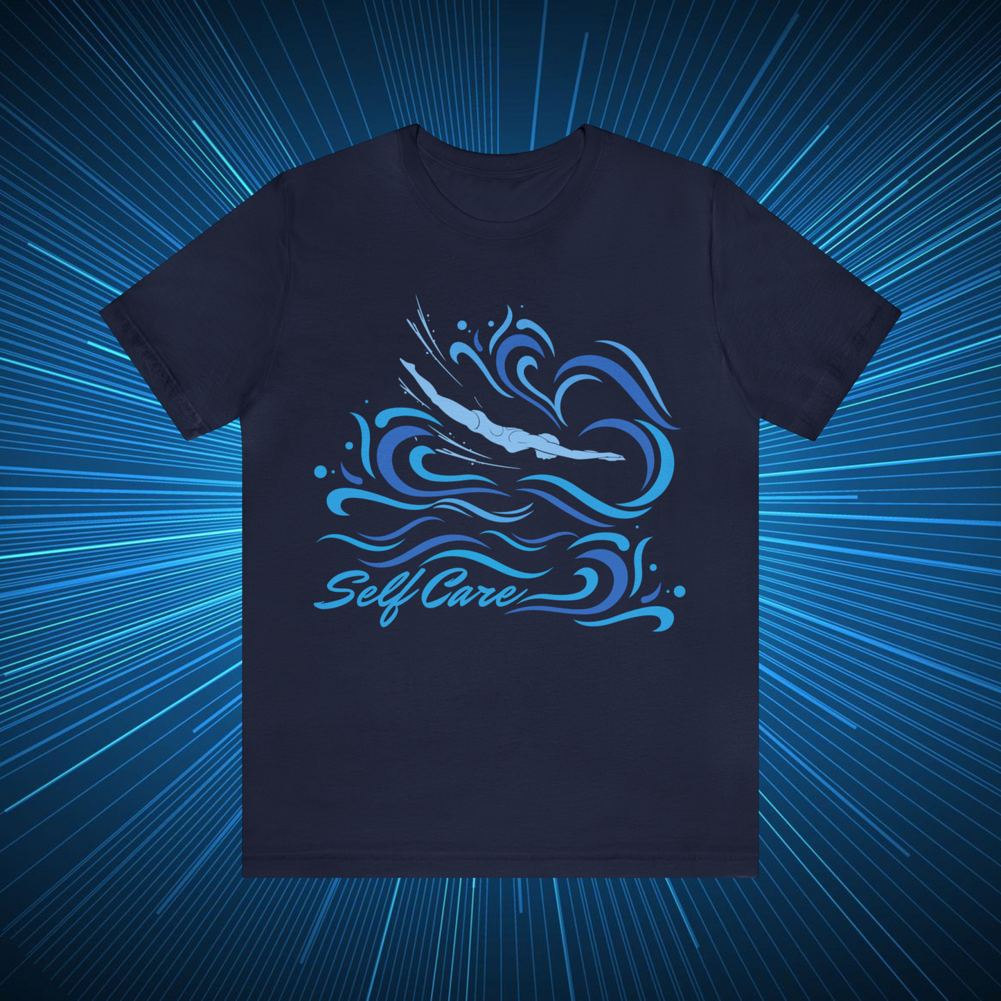 Swimming Tee Shirt Gift for Swimmer Self Care Shirt Swimmer Gift Swim Sport Shirt Gift For Swim Team Swimming Lover Tee Gift For Best Friend
