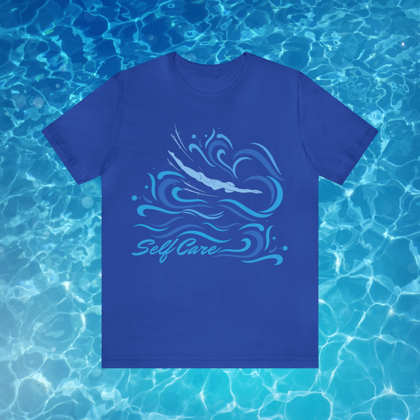 Swimming Tee Shirt Gift for Swimmer Self Care Shirt Swimmer Gift Swim Sport Shirt Gift For Swim Team Swimming Lover Tee Gift For Best Friend