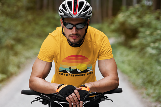 Mountain Biking T-Shirt Cyclist Gift for Him