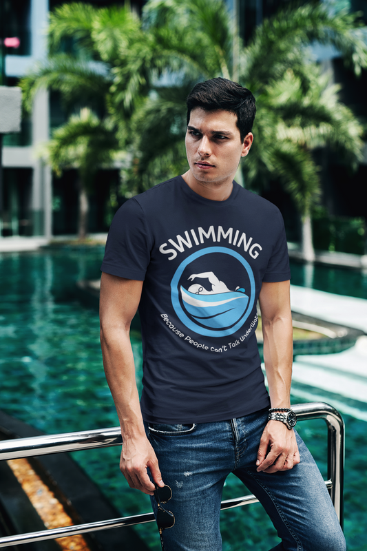 Men's Funny Swimming T-Shirt