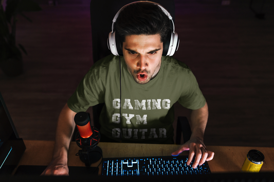 Guitar Player Gamer Gym T-Shirt