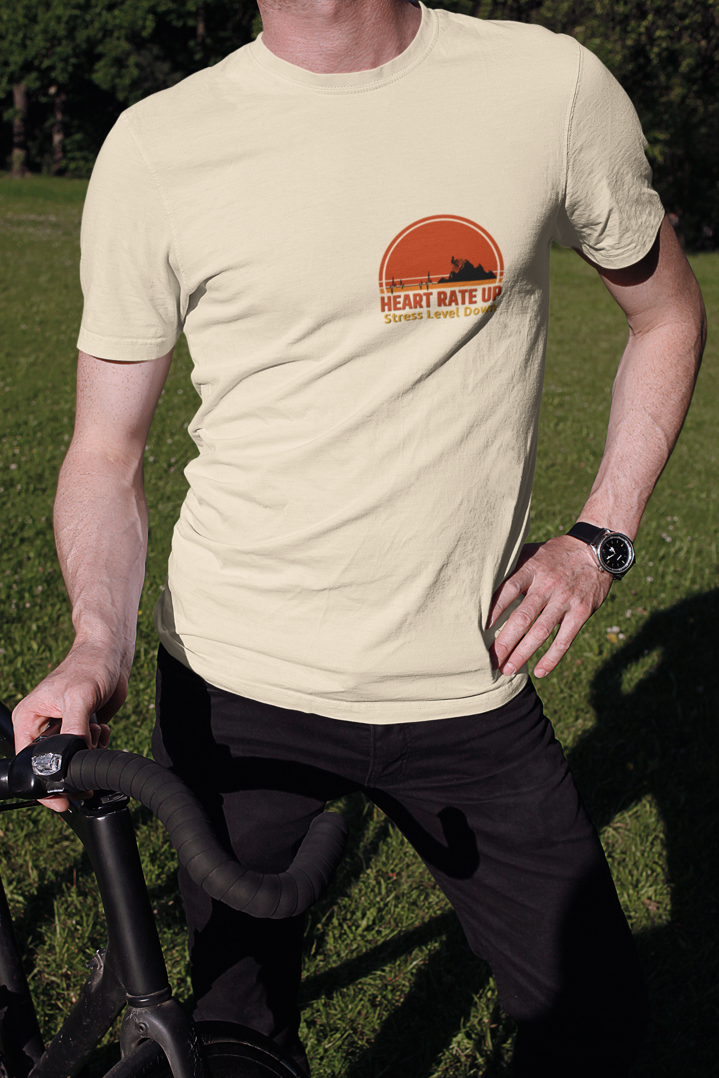 Mountain Bike Graphic Tee Shirt