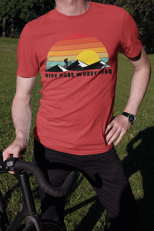 Mountain Biking T-Shirt Cyclist Gift for Him
