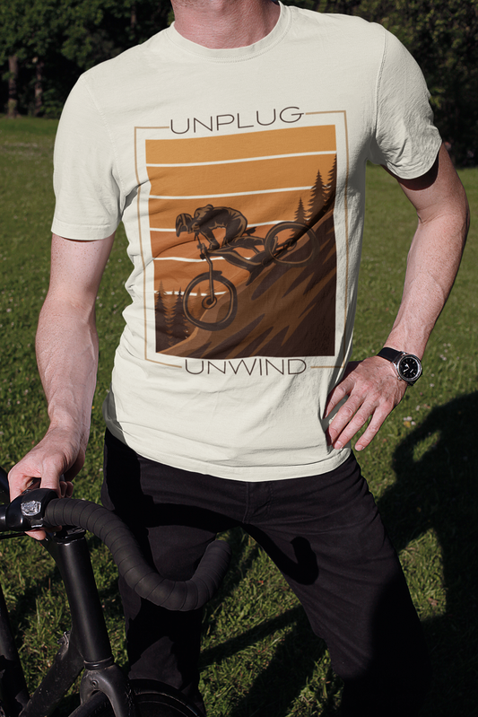 Mountain Bike Graphic Tee Shirt