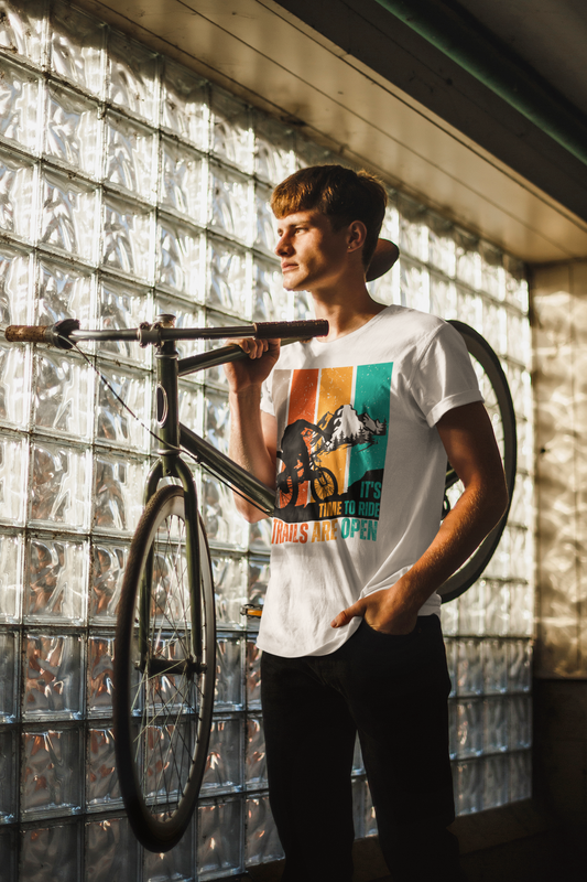 The Trails Are Open Mountain Bike Shirt