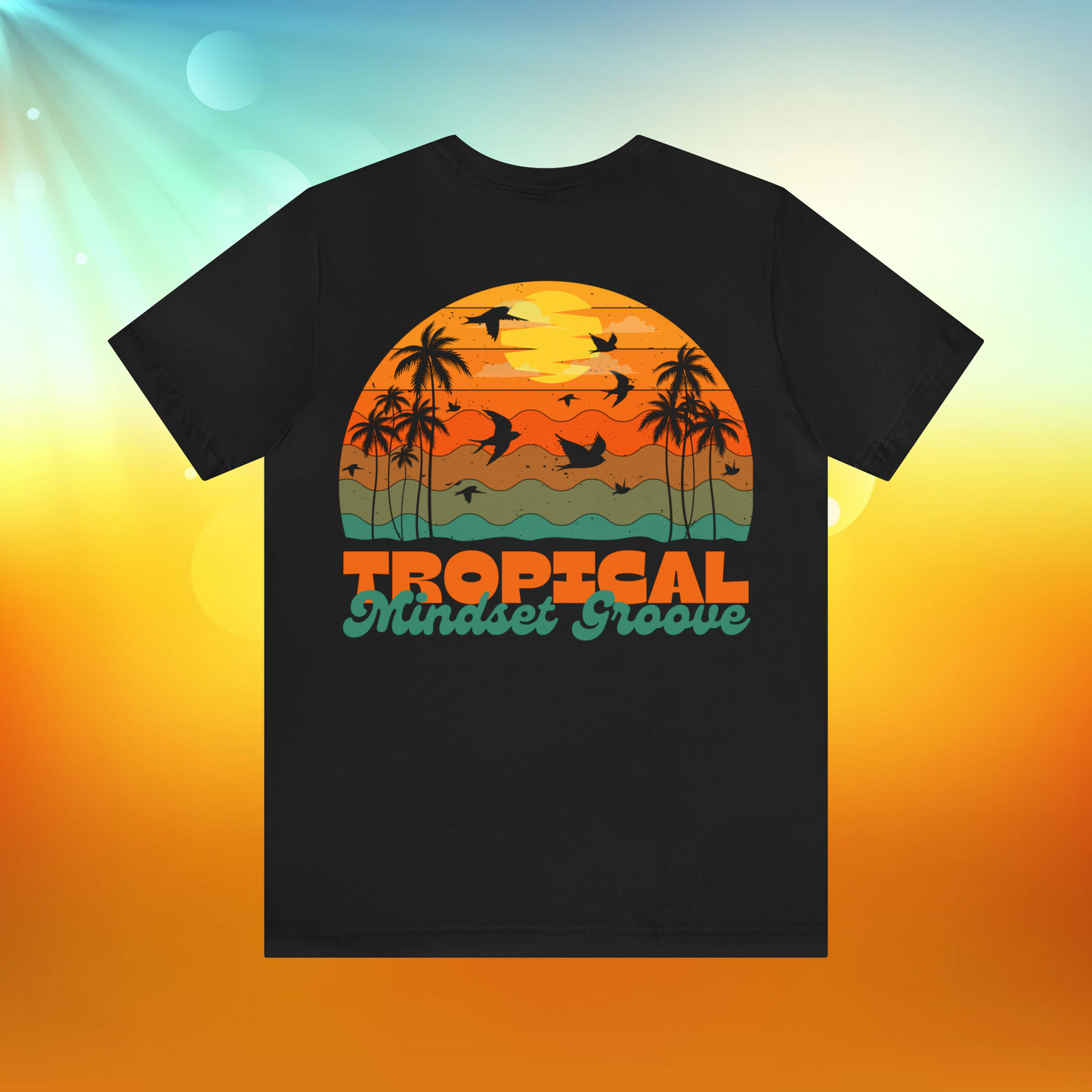 Front and Back Unisex Beach T Shirt Summer Fun Shirt Gift For Her Retro Summer Shirt Gift for Him Vacation Shirt Love Summer Beach Bum Shirt