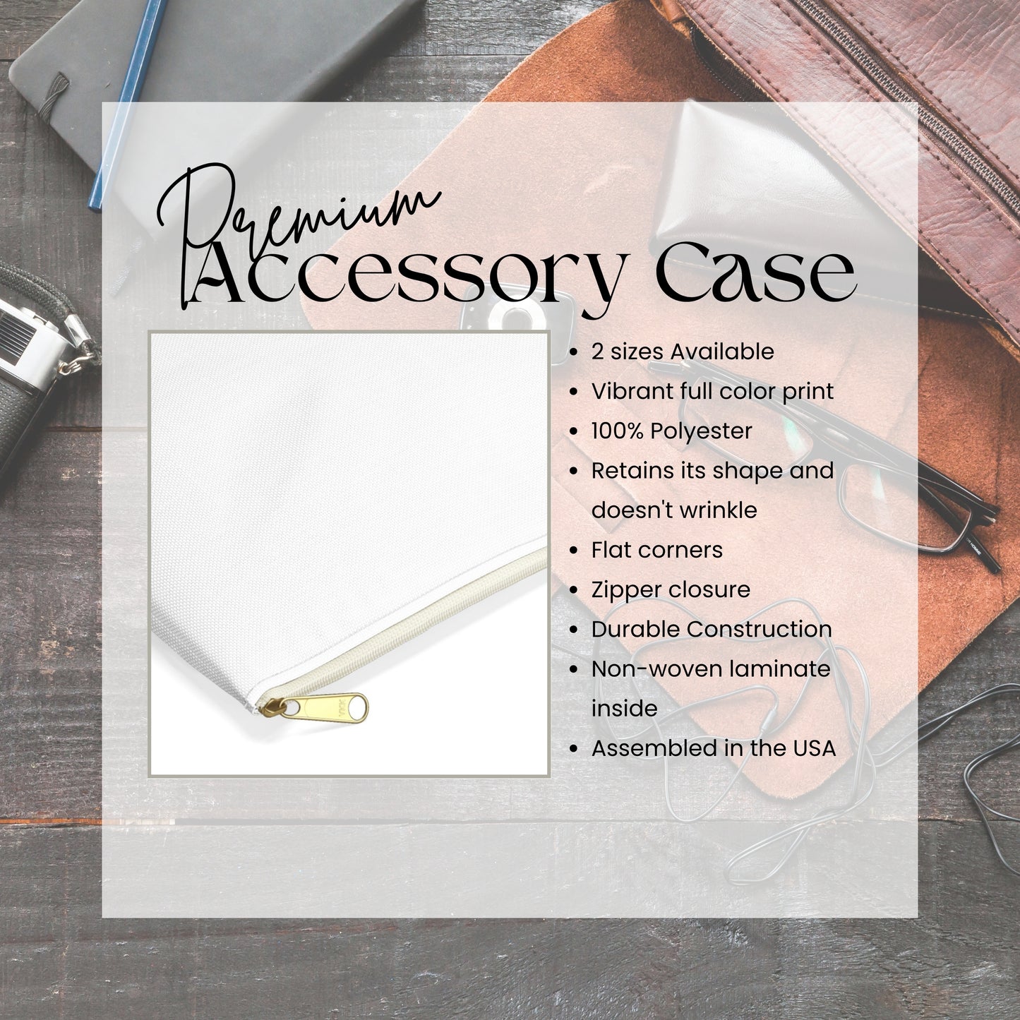 Personalized Golf Zipper Case
