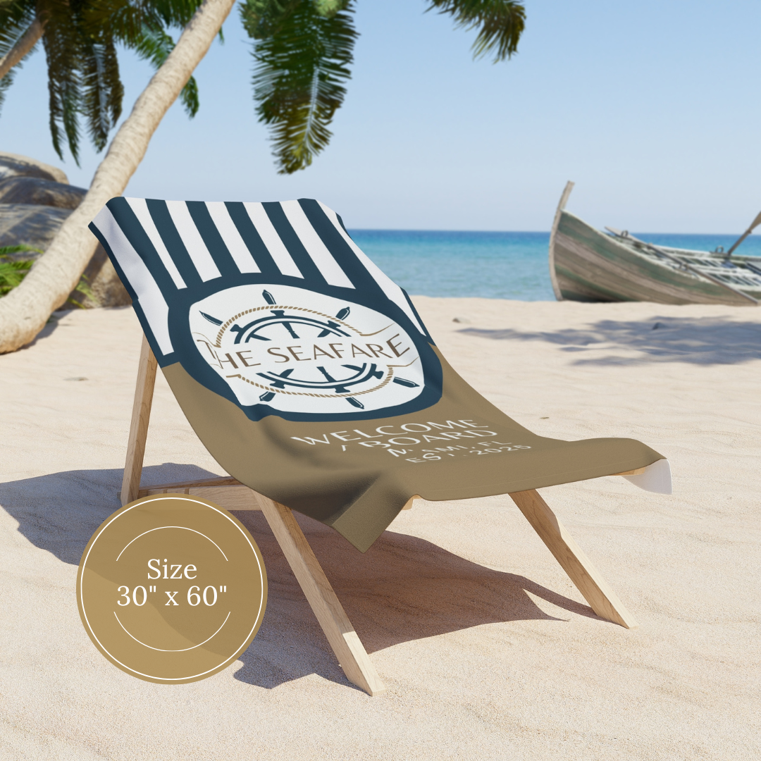Personalized Boat Towel
