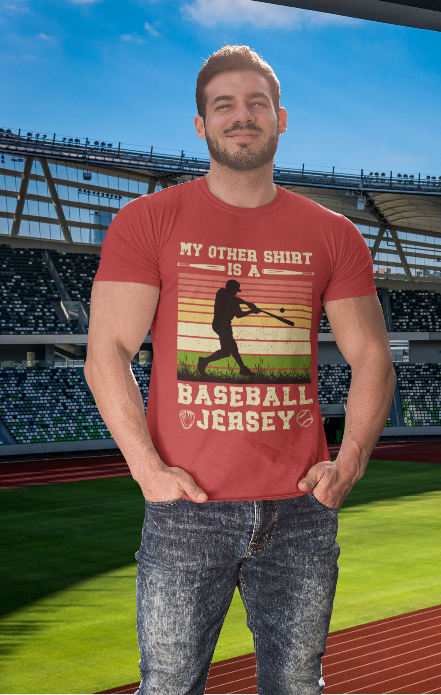 Funny Baseball Shirt My Other Shirt Is A Baseball Jersey