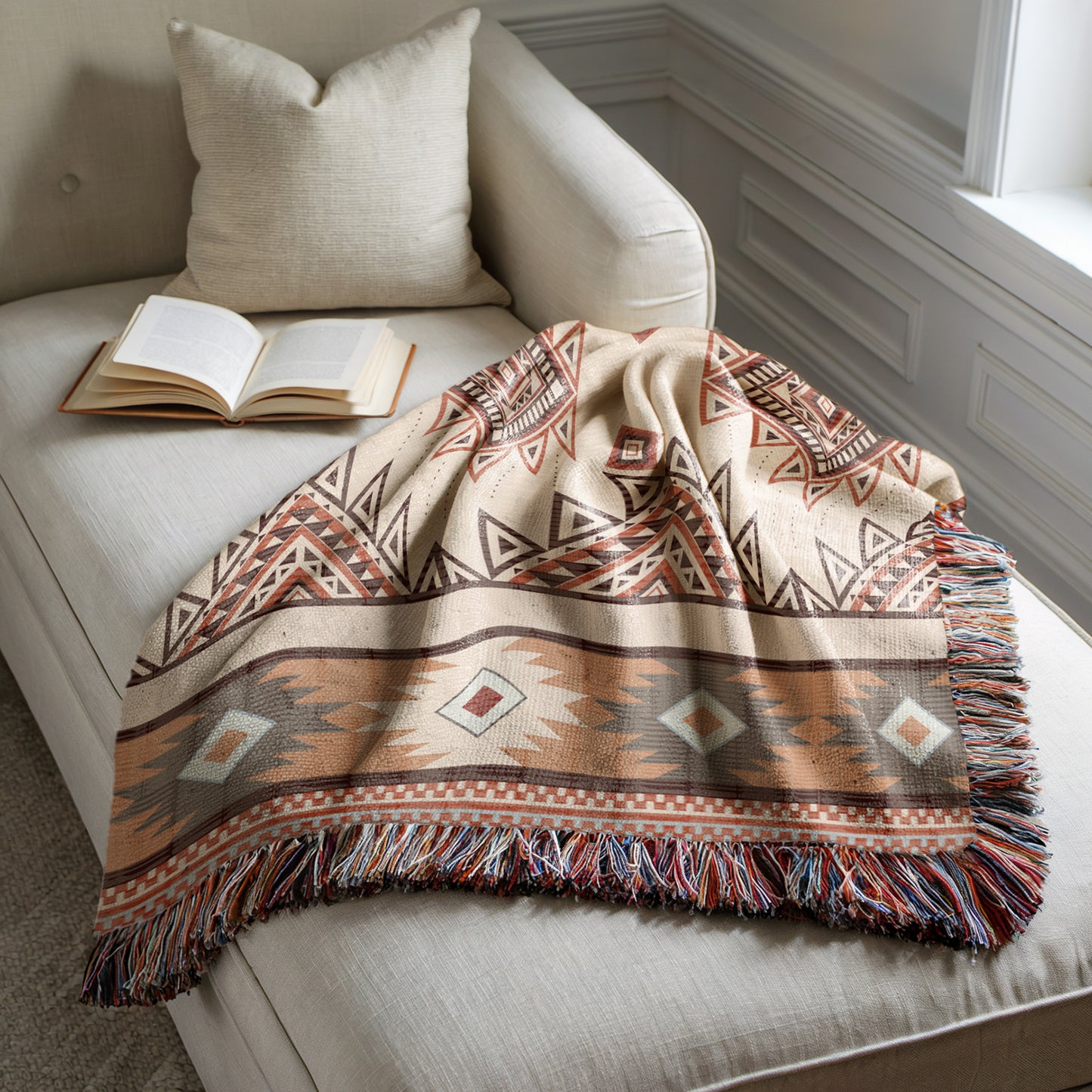Custom Woven Southwestern Blanket
