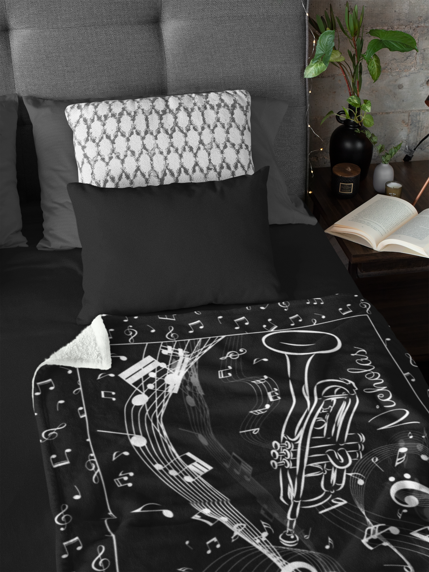 Personalized Trombone Blanket Trombone Player Gift