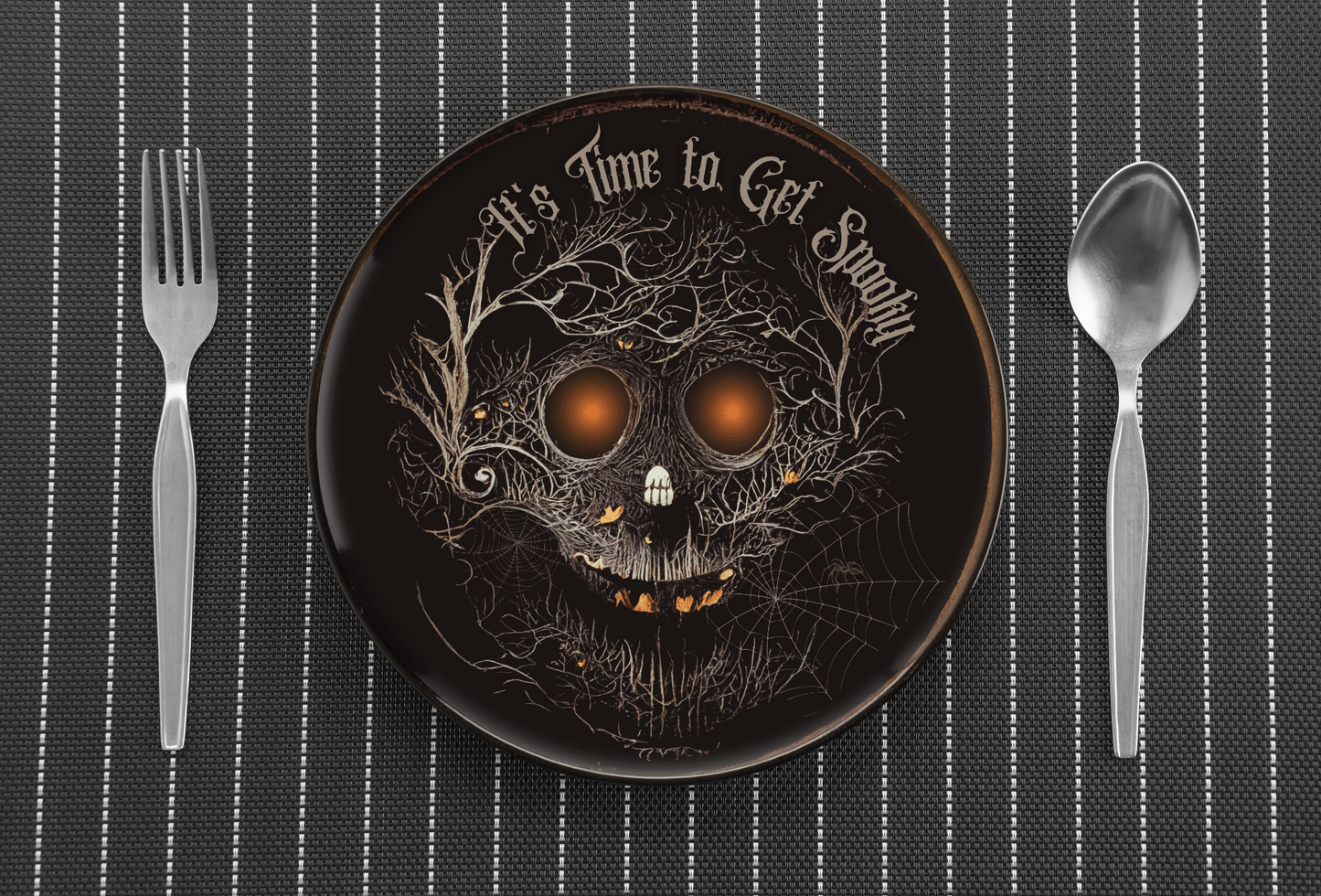 Scary Halloween Decor Halloween Party Plates Halloween Dining Set Spooky Halloween Indoor Decor Halloween Kitchen Fall Decor Halloween Gift