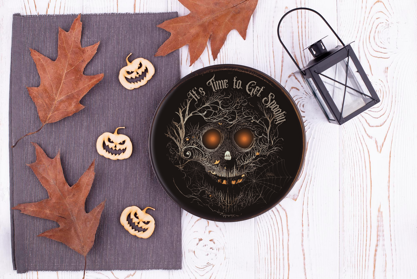 Scary Halloween Decor Halloween Party Plates Halloween Dining Set Spooky Halloween Indoor Decor Halloween Kitchen Fall Decor Halloween Gift