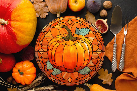 Pumpkin Plates Fall Decor Halloween Party Plates Thanksgiving Plate Halloween Dining Set Indoor Decor Fall Kitchen Fall Decor Halloween Gift