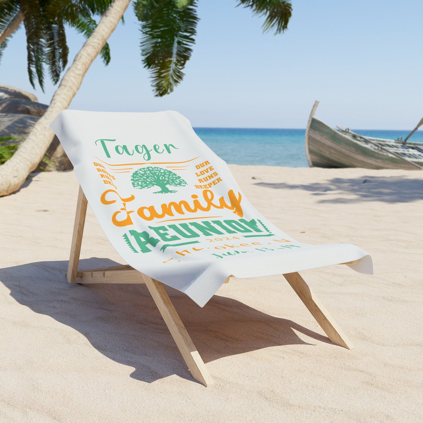 Personalized Beach Towel Family Reunion Gifts