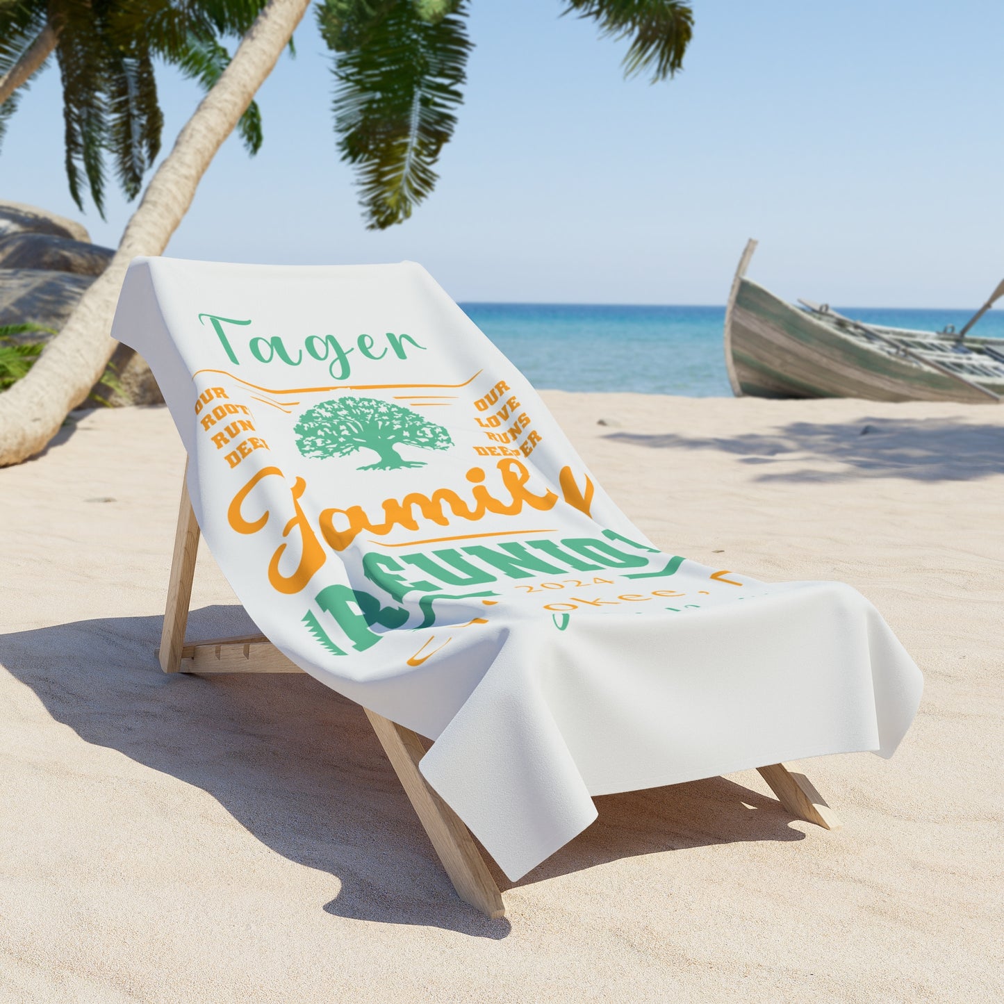 Personalized Beach Towel Family Reunion Gifts