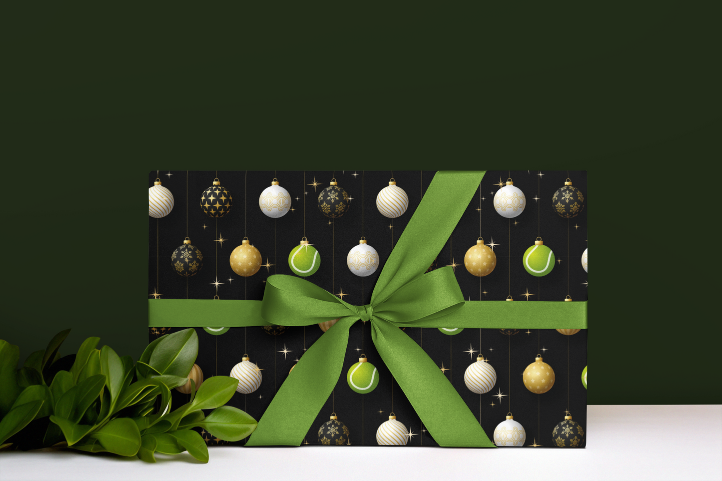 Tennis Christmas Wrapping Paper