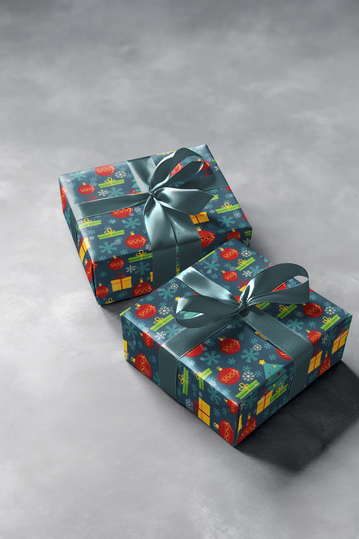 Retro Mid Century Modern Christmas Wrapping Paper