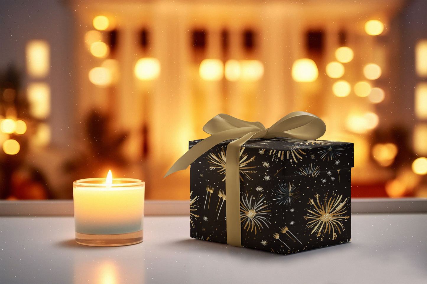 New Year Wrapping Paper