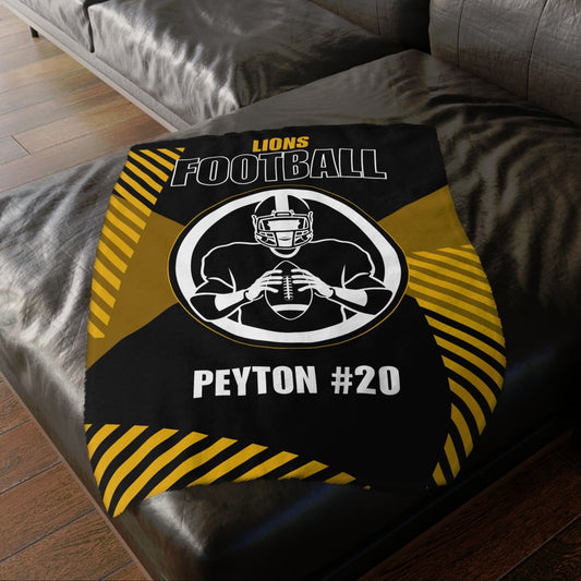 Custom Football Blanket