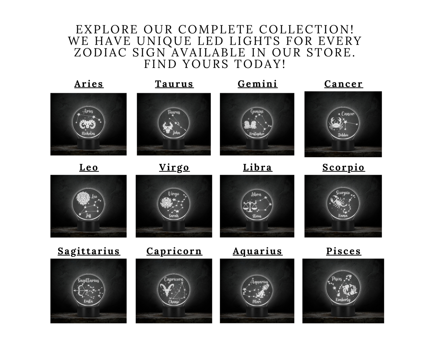 Personalized Sagittarius Light Sagittarius Gift Ideas