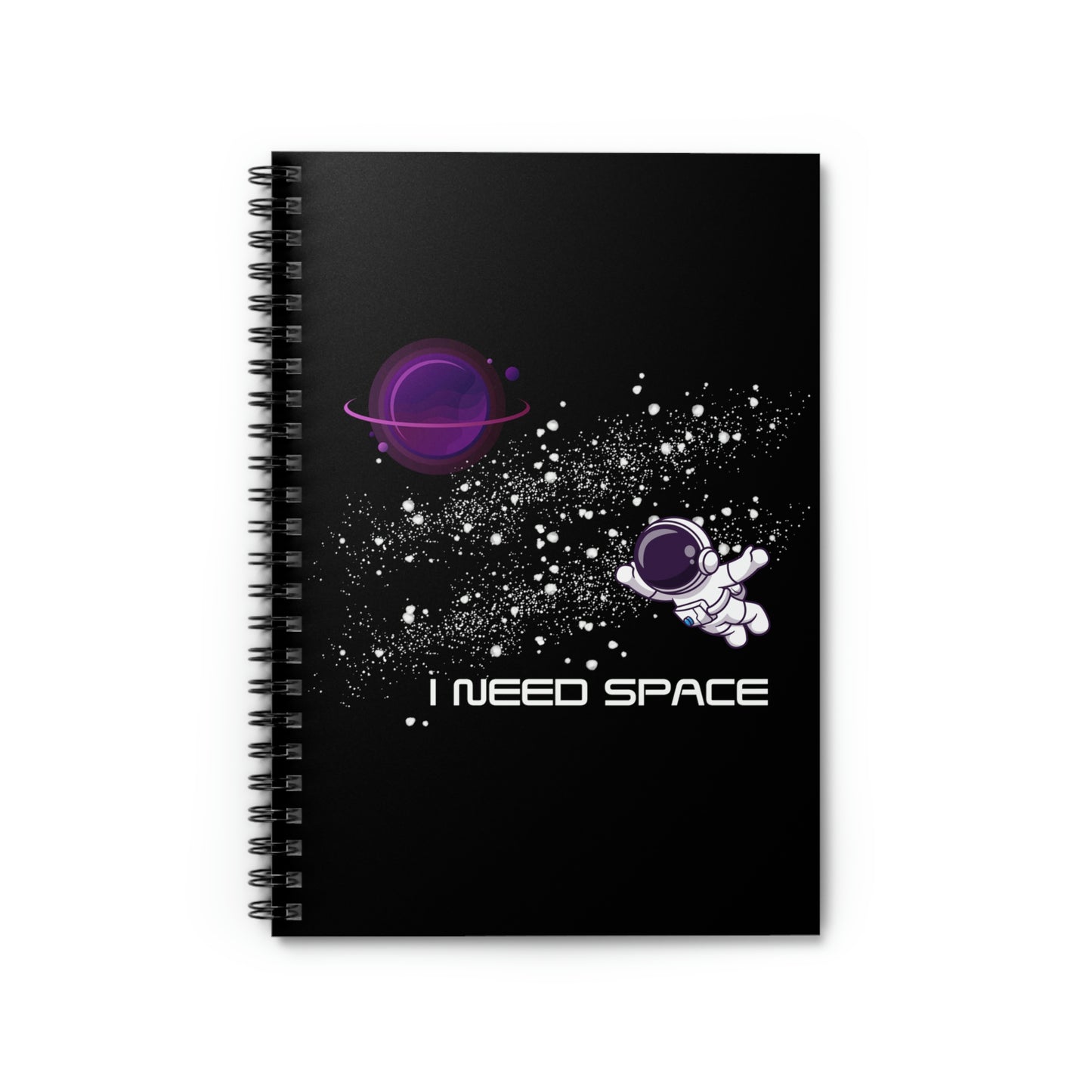 I Need Space Journal Outer Space Diary Galactic Notebook Astronomy Gift Galaxy Space Gifts For Men Space Theme Motivational Spiral Notebook