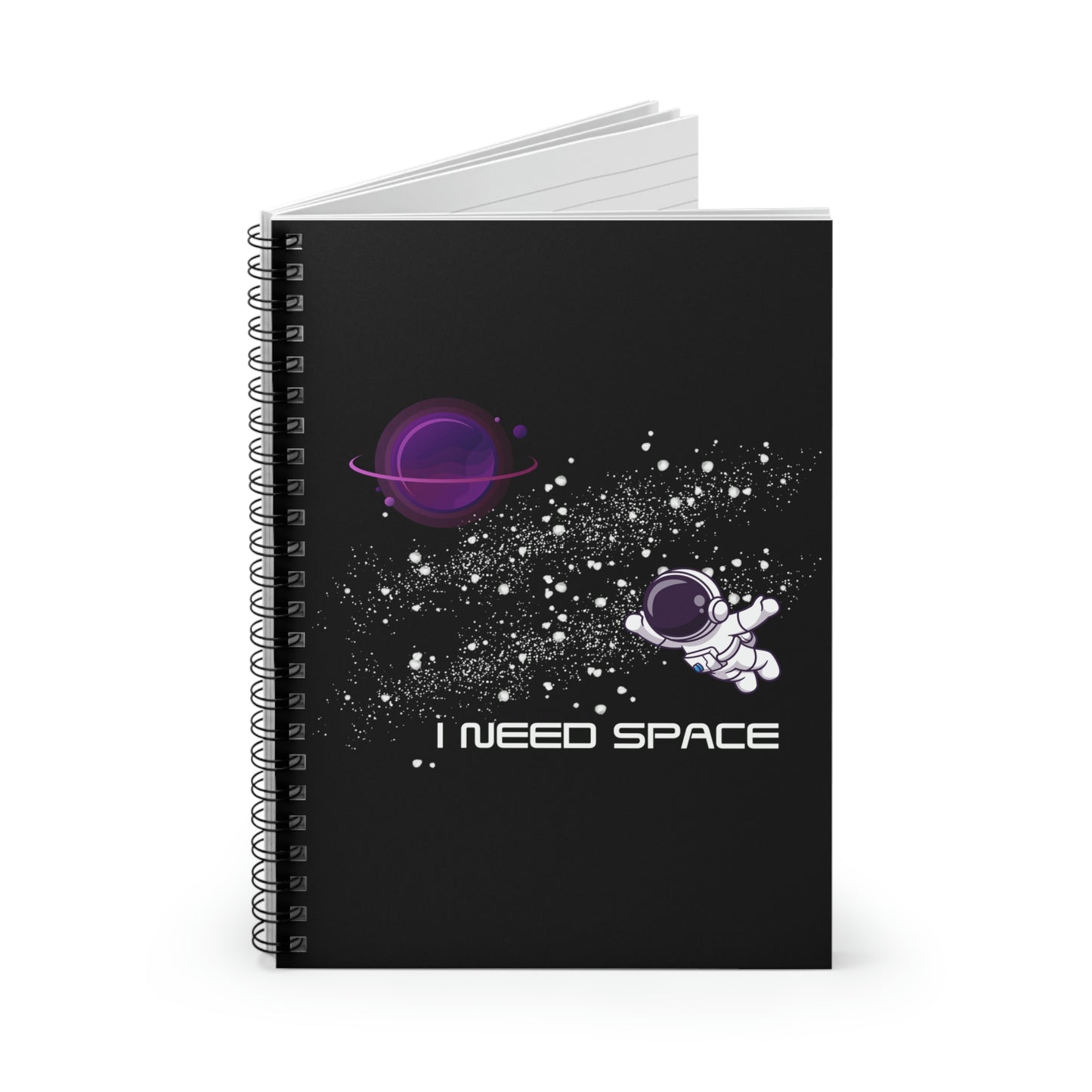 I Need Space Journal Outer Space Diary Galactic Notebook Astronomy Gift Galaxy Space Gifts For Men Space Theme Motivational Spiral Notebook