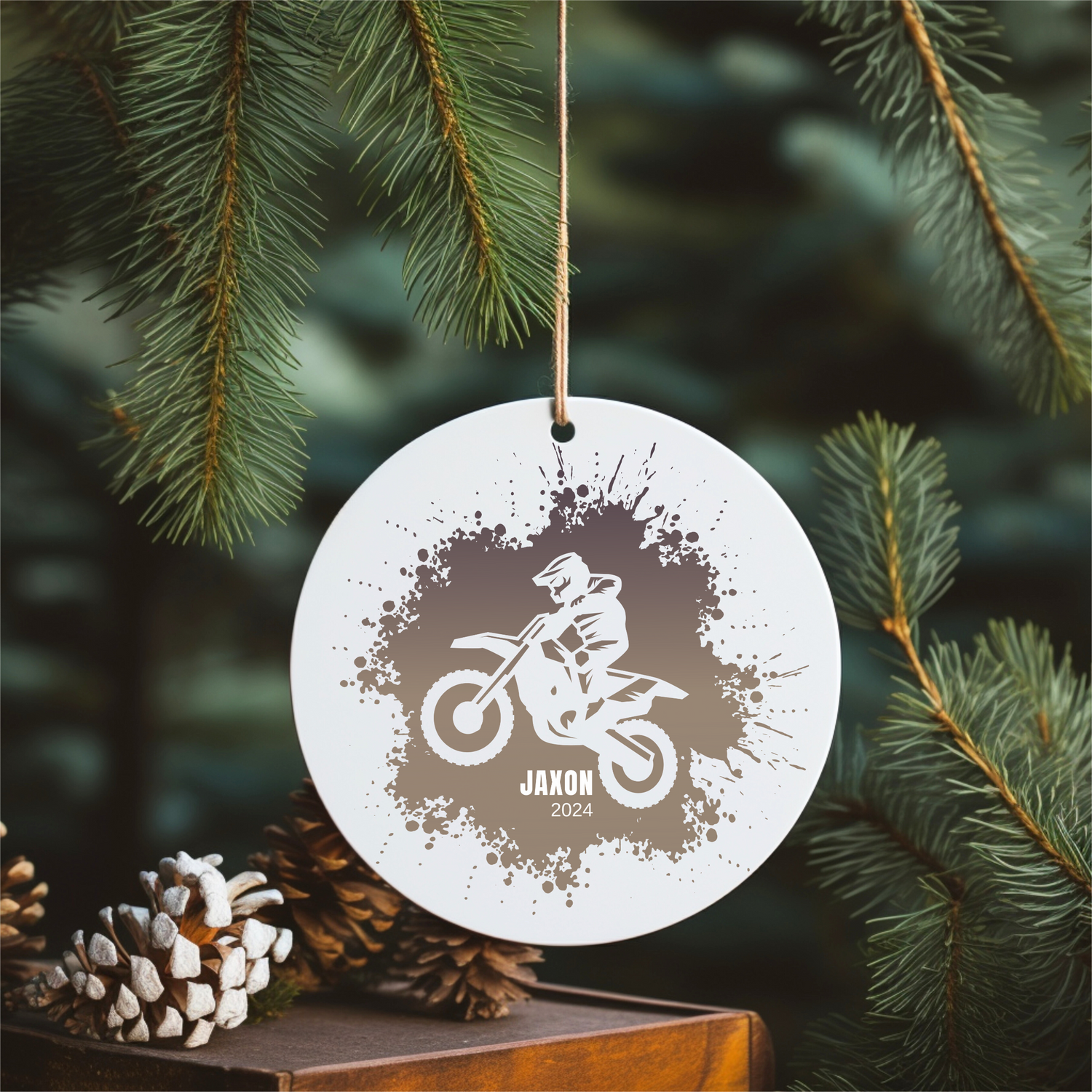 Dirtbike Ornaments