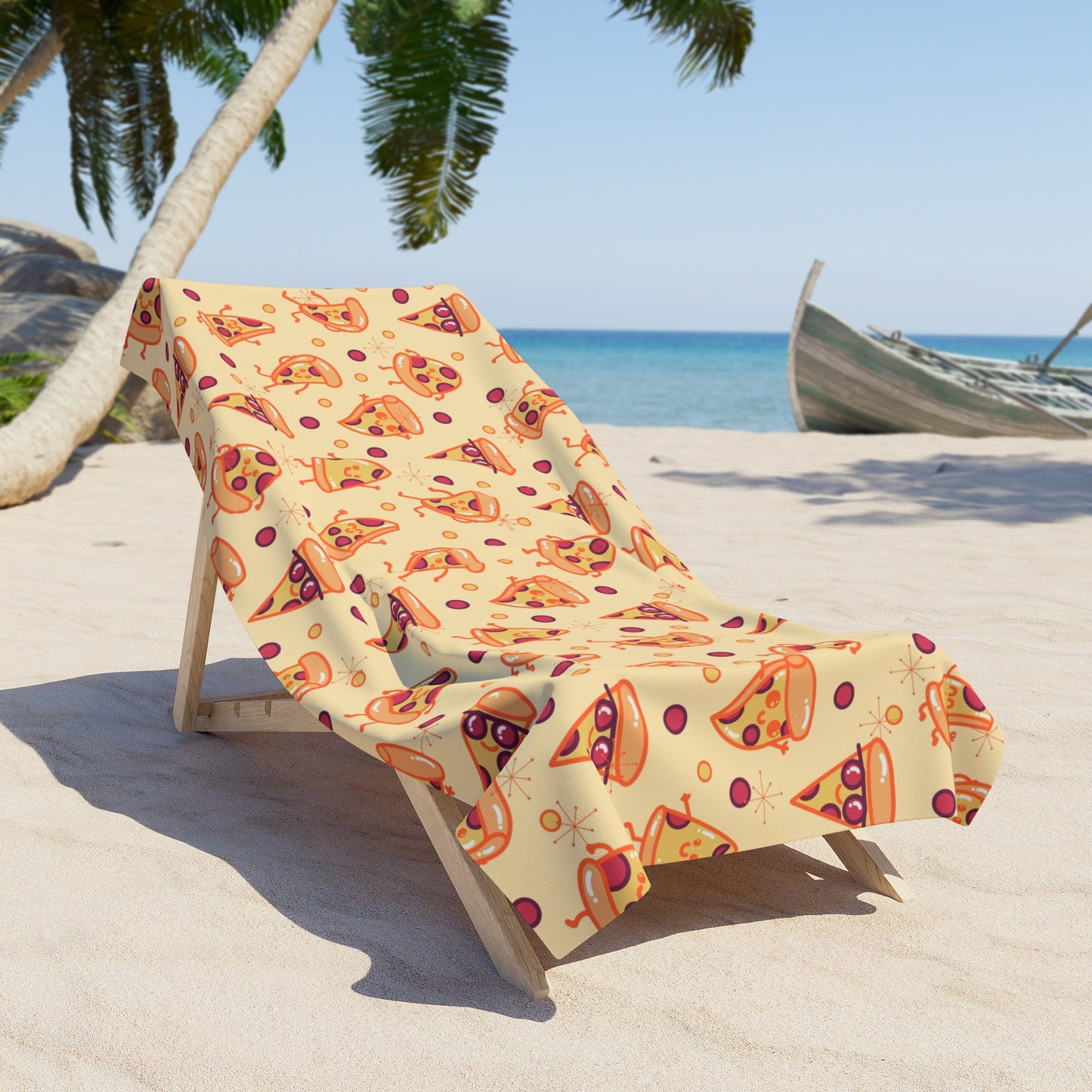 Pizza Beach Towel Fun Foodie Gift