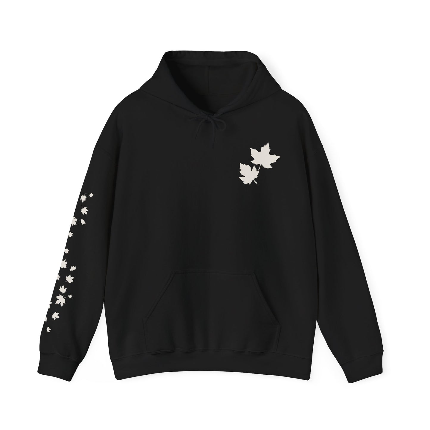 Falling Maple Leaves Nature Hoodie