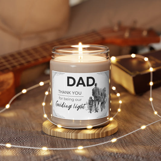 Dad Gift From Son or Daughter Sentimental Gift Dad Candle Dad Gift from Kids Step Dad Gift Scented Soy Candle For Fathers