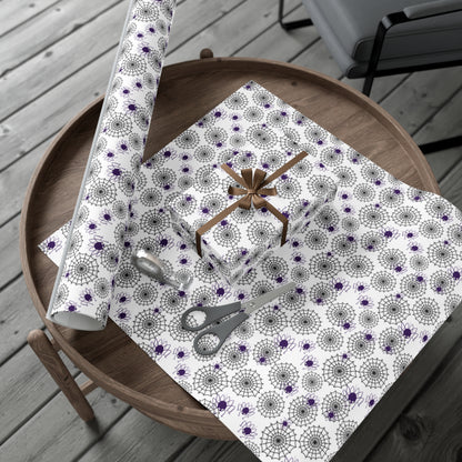 Halloween Spider Web Wrapping Paper Cute Halloween Wrapping Paper 6 Foot Holiday Wrapping Paper Roll Halloween Birthday