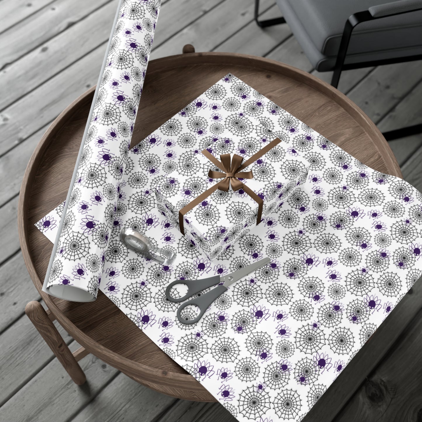 Halloween Spider Web Wrapping Paper Cute Halloween Wrapping Paper 6 Foot Holiday Wrapping Paper Roll Halloween Birthday