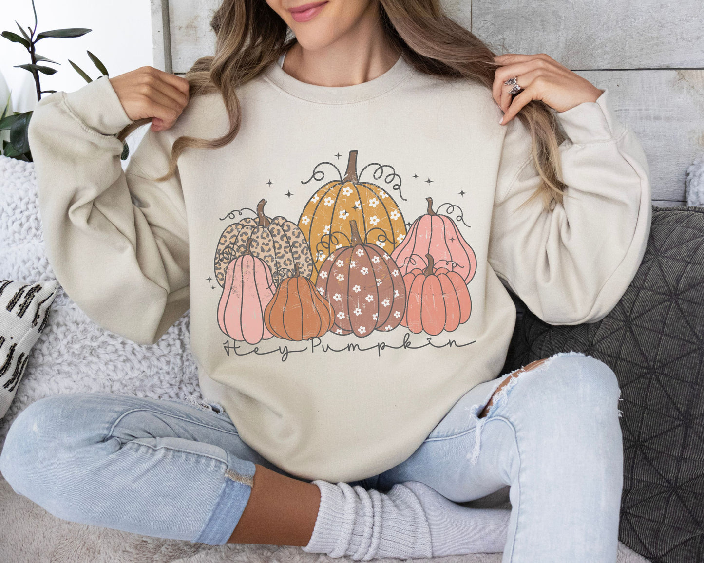 Hey Pumpkin Fall Sweatshirt