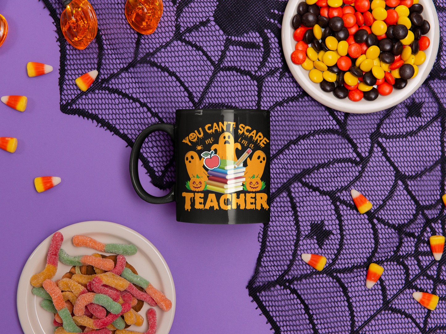 Halloween Coffee Mug Funny Teacher Mug Fall Coffee Mug Gift For Teacher Ghost Mug Halloween Gift Ideas Halloween Teacher Gift