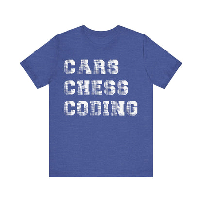 Cars Chess Coding T-Shirt