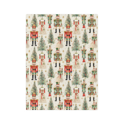 Holiday Throw Blanket Nutcracker Blanket