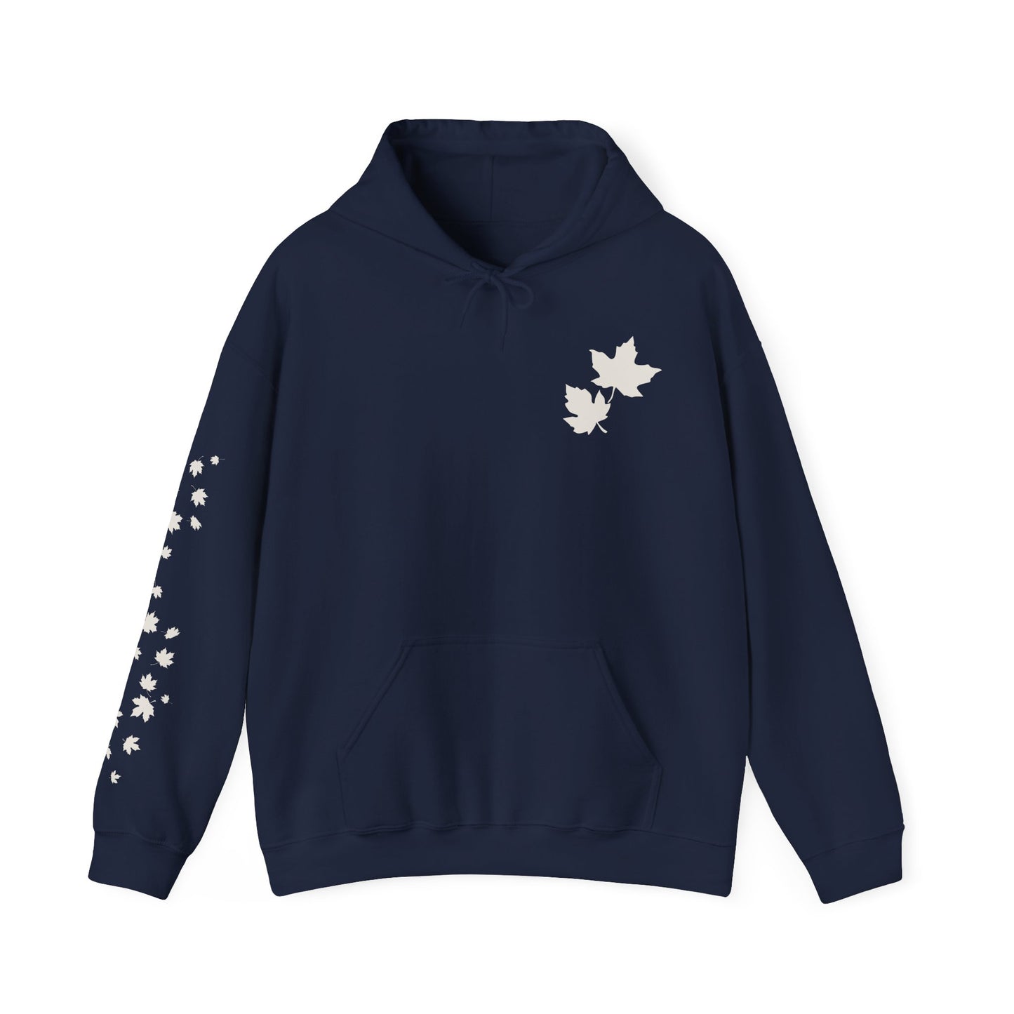 Falling Maple Leaves Nature Hoodie
