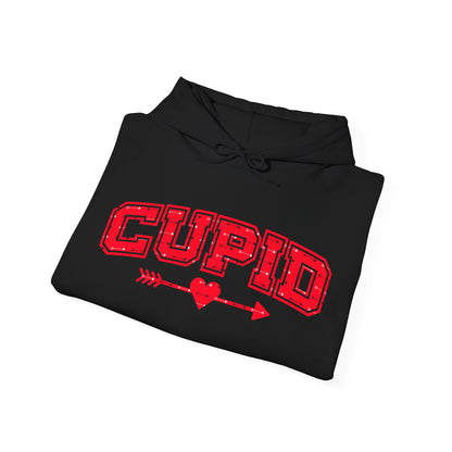 Cupid Valentine Shirt Retro Romantic Womens Hoodie